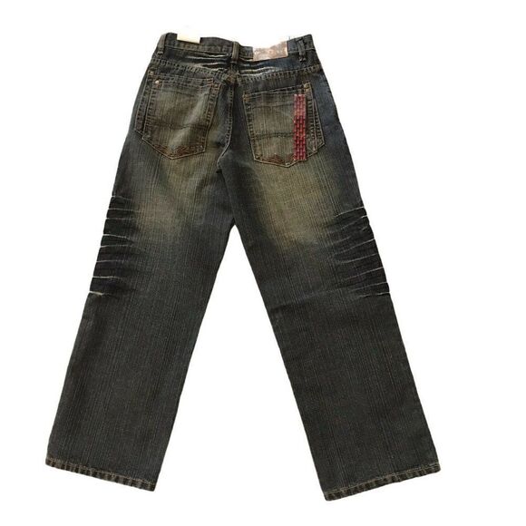 Attitude Girls Size 14 Blue Jeans Acid Washed NWT - Picture 2 of 4